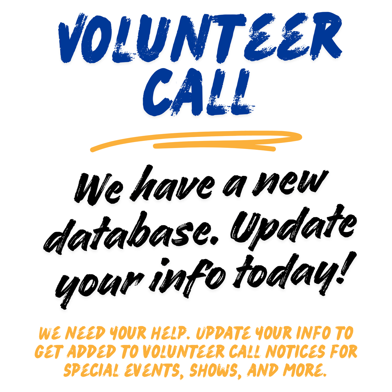volunteer call image